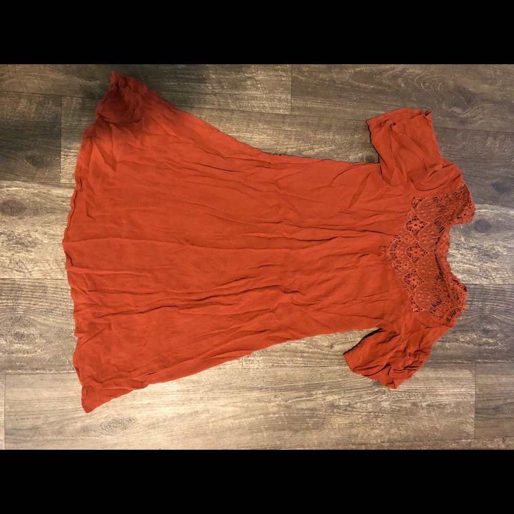Orange dress